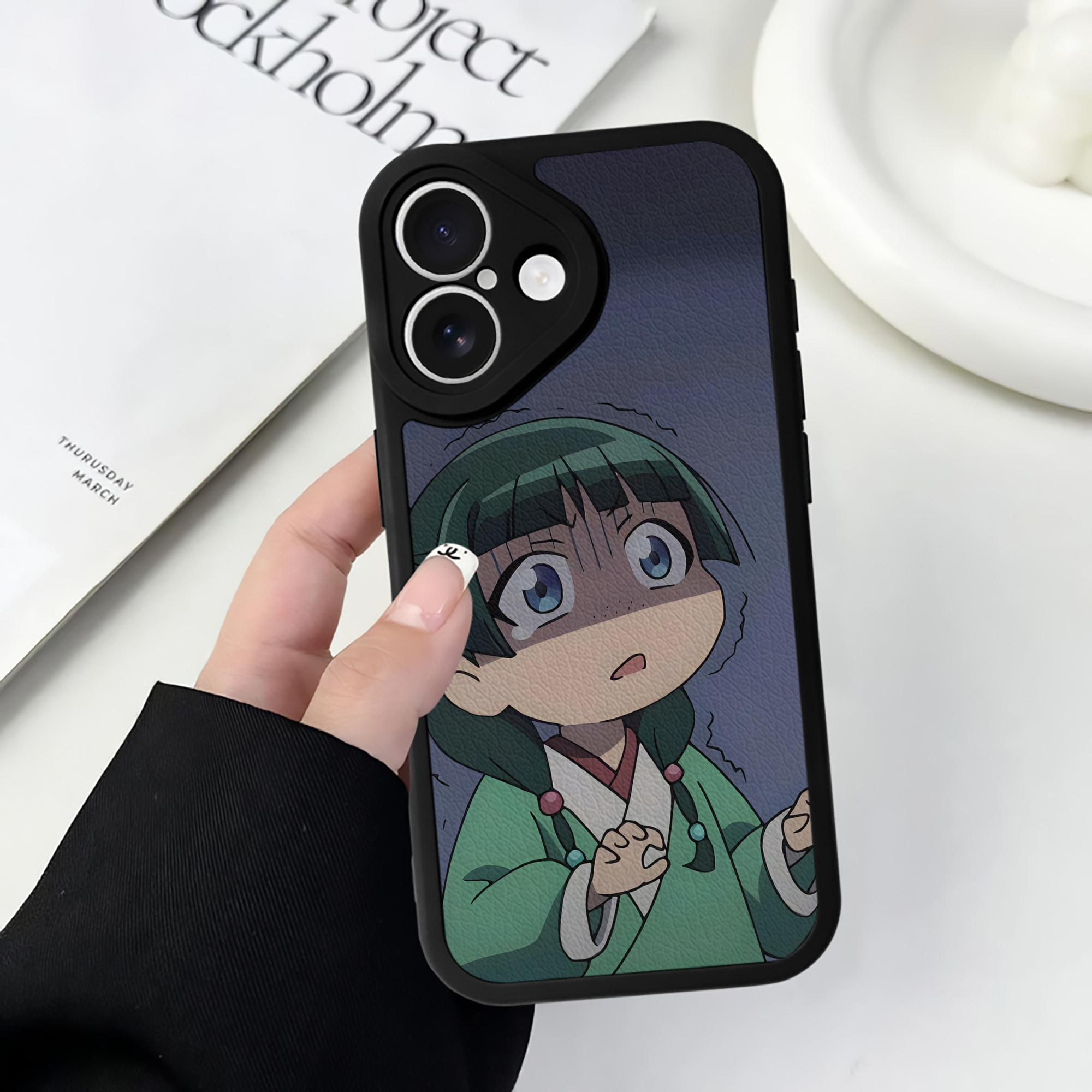 薬屋のひとりごと The Apothecary Diaries 【iPhone 16シリーズ対応】シリコンスマホケース（レザー調） 材質：シリコン
